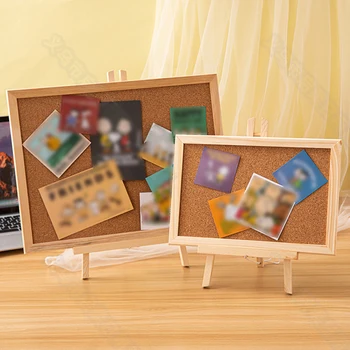 Lavagna in sughero Bacheca Bacheca in sughero fai da te con puntine Home Office Tabellone da appendere Ufficio Scuola Tavolo da disegno in legno