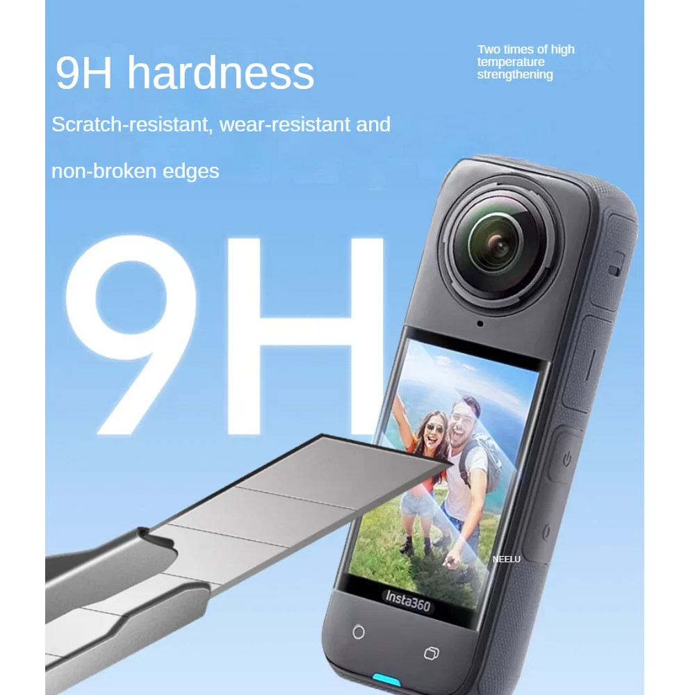 Insta360 X4 용 실리콘 케이스 강화 유리 화면 보호기 Insta360 X4 액세서리 용 보호 필름 렌즈 캡 커버