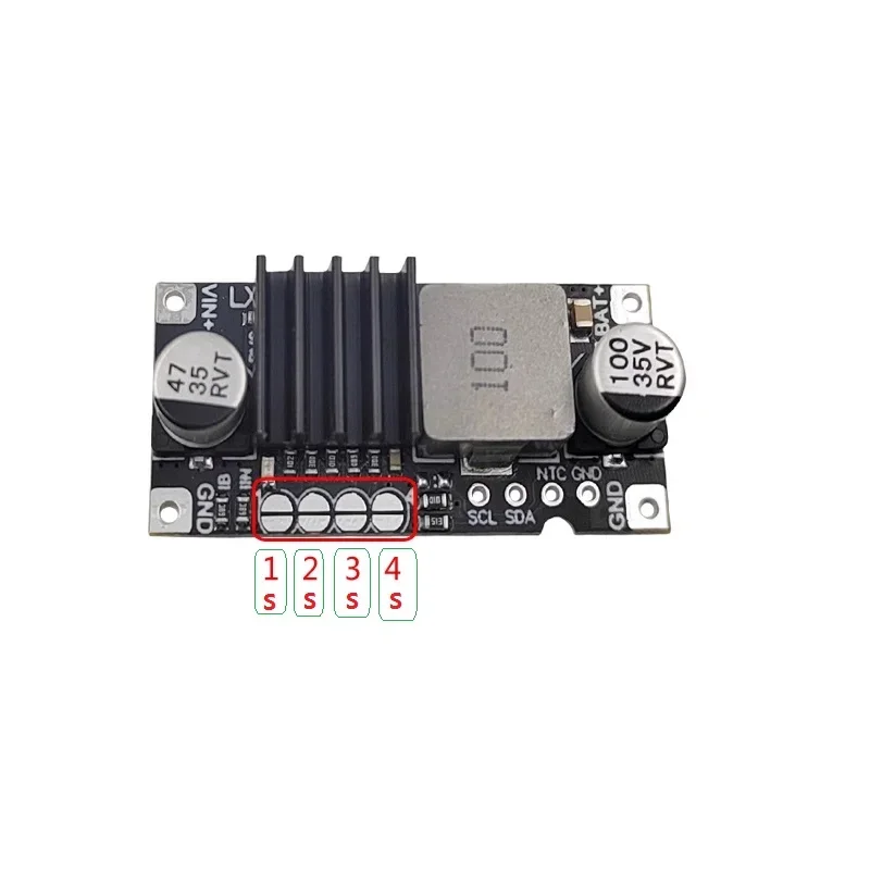 40W 3A 1/2/3/4S High-power Li-ion Battery Pack Fast Charging Module input 5-26V For arduino Module Board battery charge module 1PCS