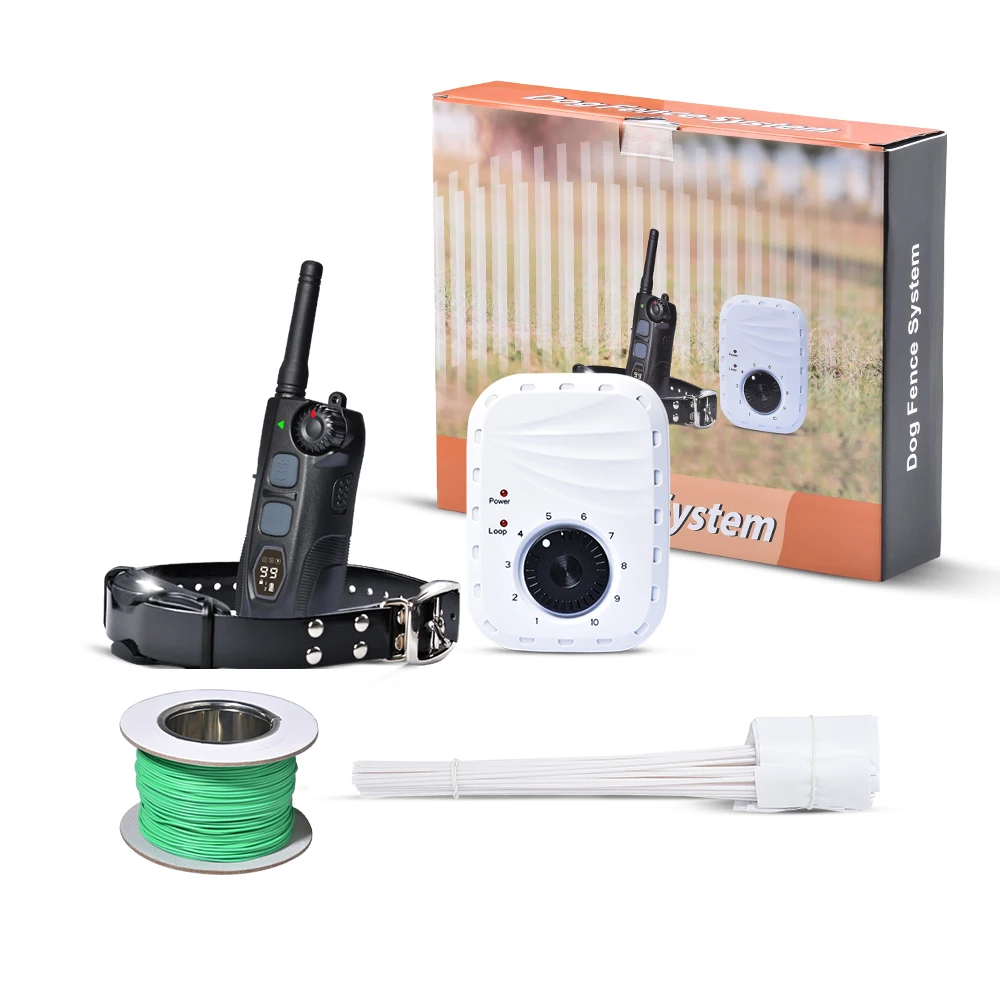 JANPET Wireless Dog Fence Collar & Remote Training Collar in 1 System
