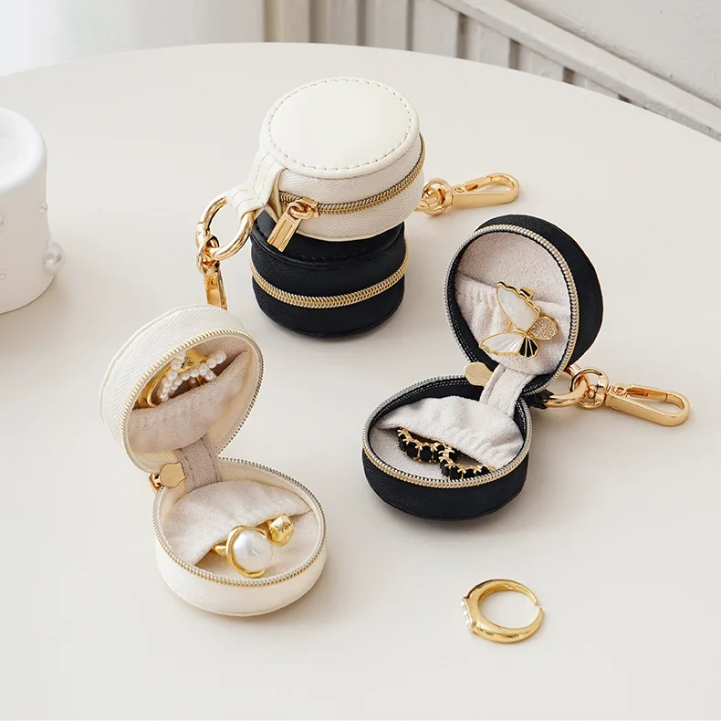 Design raffiné boîte à bijoux porte-clé