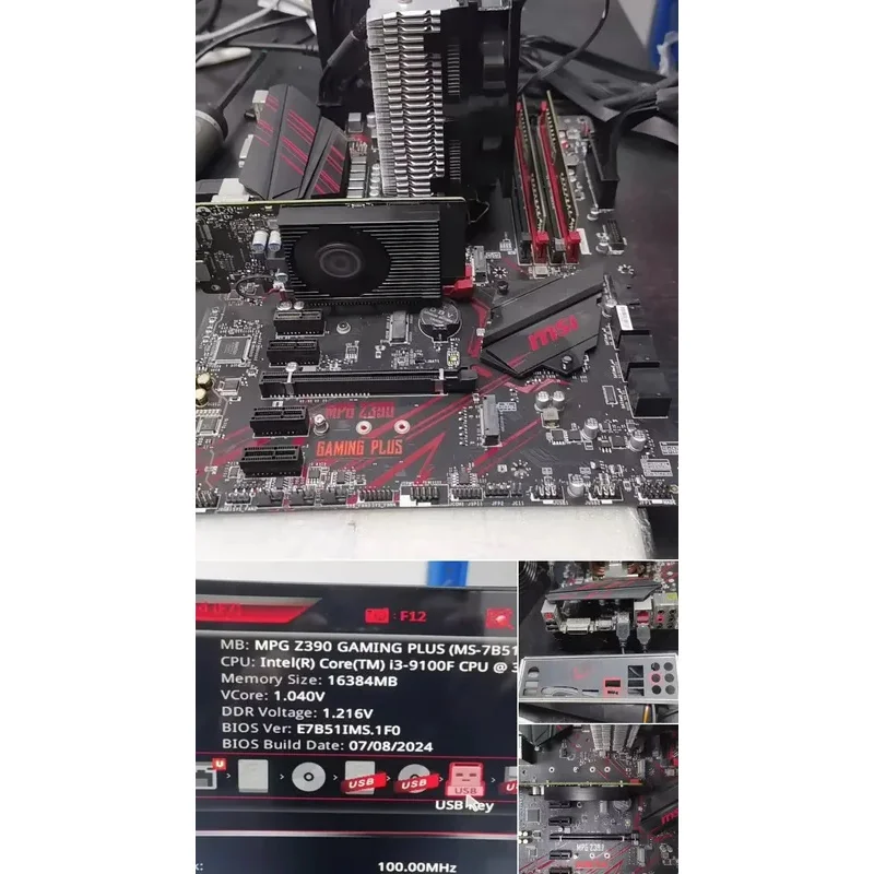 Mpg Z390 Gaming Motherboard For 9100f For MSI MPG Z390 GAMING PLUS
