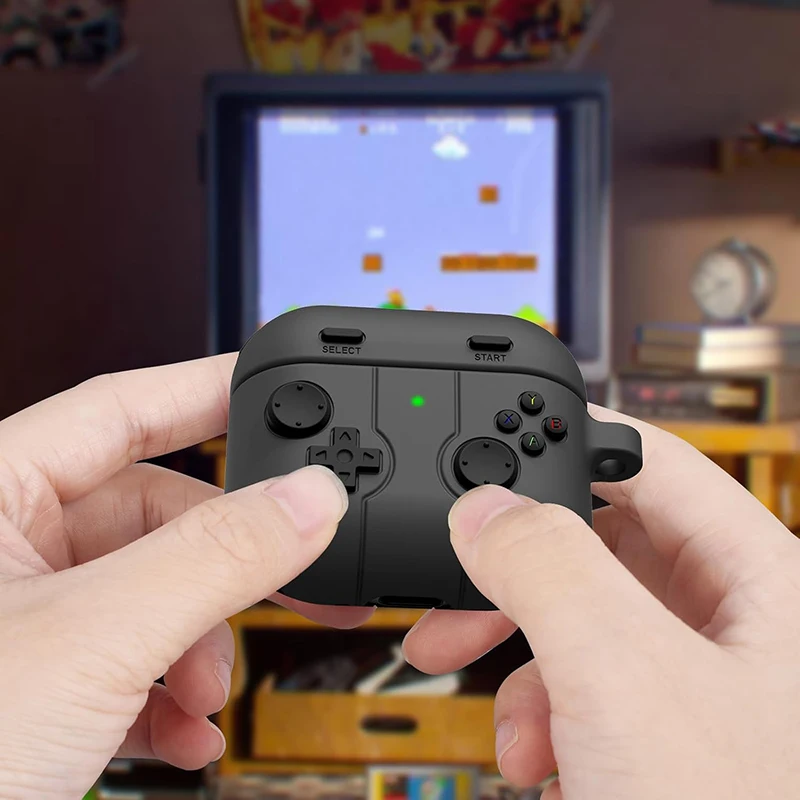 Cute Cartoon Gamepad Silicone Shockproof Headphone Protection Case