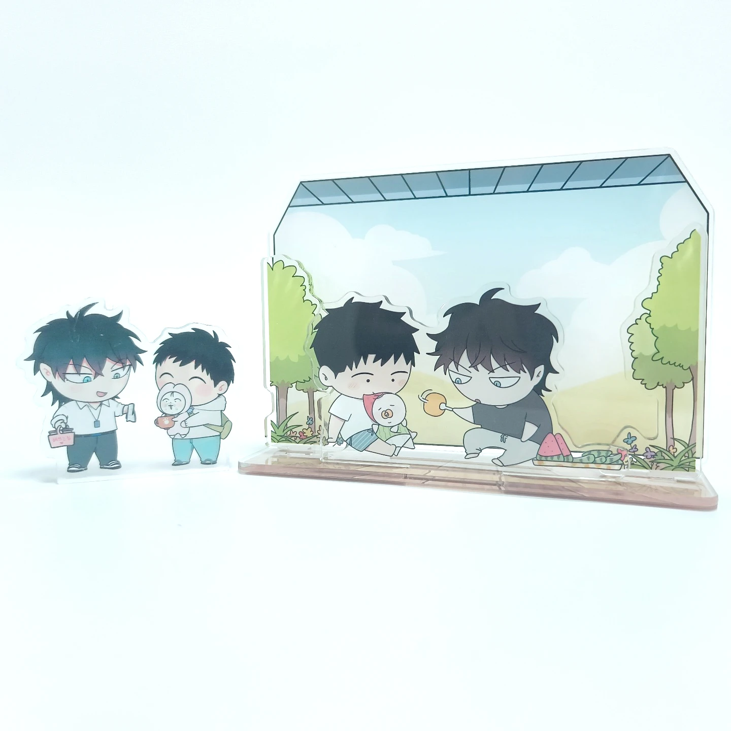 Unser Sunny Days Acryl-Ständer BL Yaoi Manhwa Schlüsselanhänger Anime Sammlerstück Geschenk