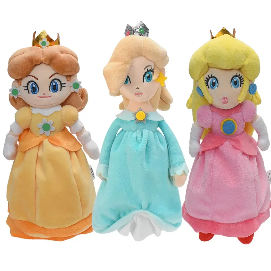 

Original Super Mario Bros Plush Dolls Anime Figures Peach Daisy Rosalina Princess Cartoon Toys Children Birthday Christmas Gifts