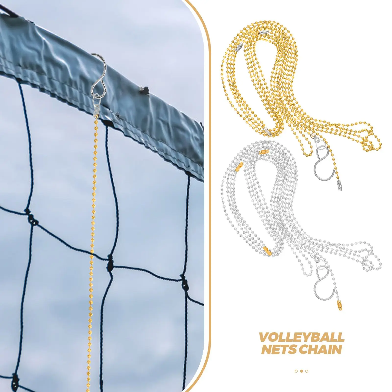 Volleyball Net Measurement Chain Measuring Supply Outdoor Height Tool Referee Equipment