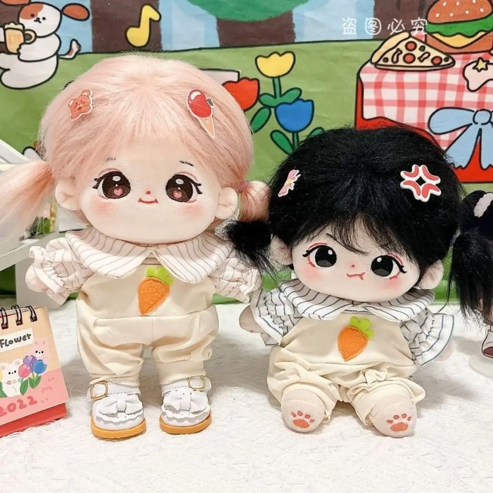 

Clothing Set 20cm Doll Clothes Dress Suit Plush Dress DIY Handmade Doll Clothes Replaceable Kawaii Cotton Doll Accessories