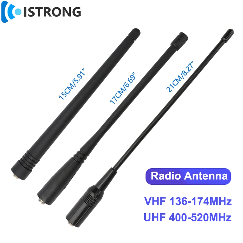 Radio Antenna Baofeng Walkie Talkie Universal 136-174/400-520MHz UHF/VHF Dual Band High Gain Radio Signal Amplifier SMA Female radio antenna,two way radio antenna