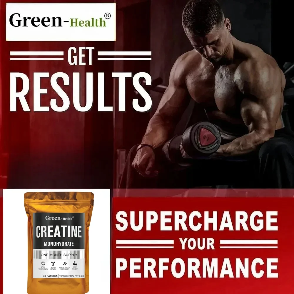 30 parches Parches transdermicos monohidratados de creatina - Fuerza del crecimiento muscular Aumentar el potenciador de salida de energía
