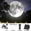 Blow Up Giant Inflatable Moon With Built in LED Lights Airtight PVC Planet Balloon Earth Balloon For Festival Decoration 3
