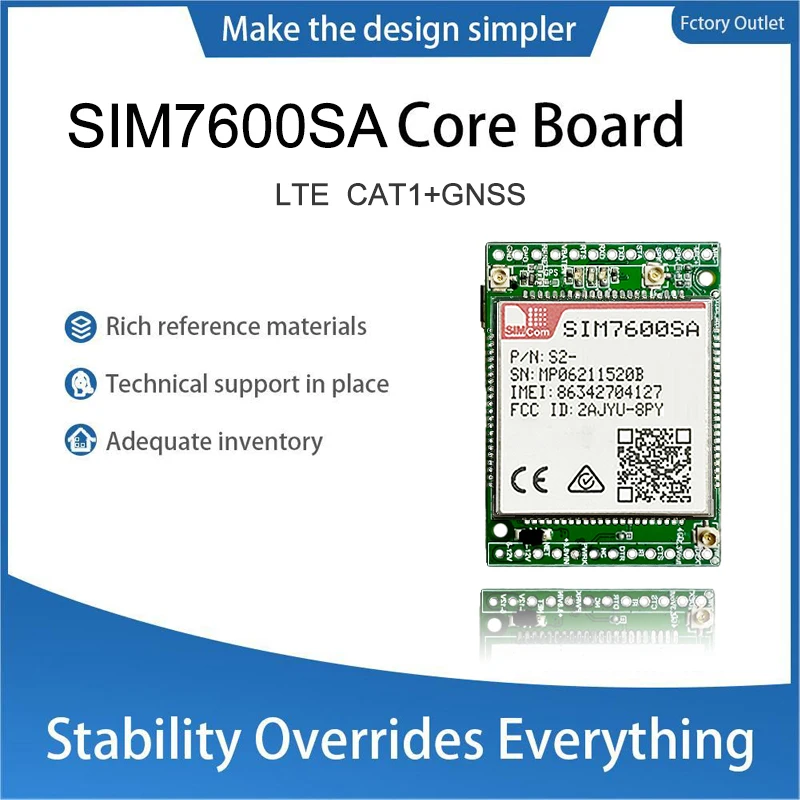 SIM7600SA Development Core Board multiband LTEFDD/LTETDD/HSPA