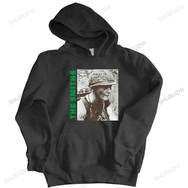 Felpe Con Cappuccio Autunno Primavera The Smiths Hooded Top English Rock Band Meat Is Kill 1985 Morrissey Marr