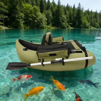Inflatable Fishing Boat with Pump 1