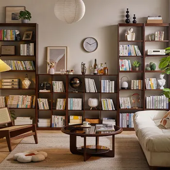 사다리 테이블 디스플레이 책장 유닛, 책 복제 랙, 탄창 책장 보관 측면 가구