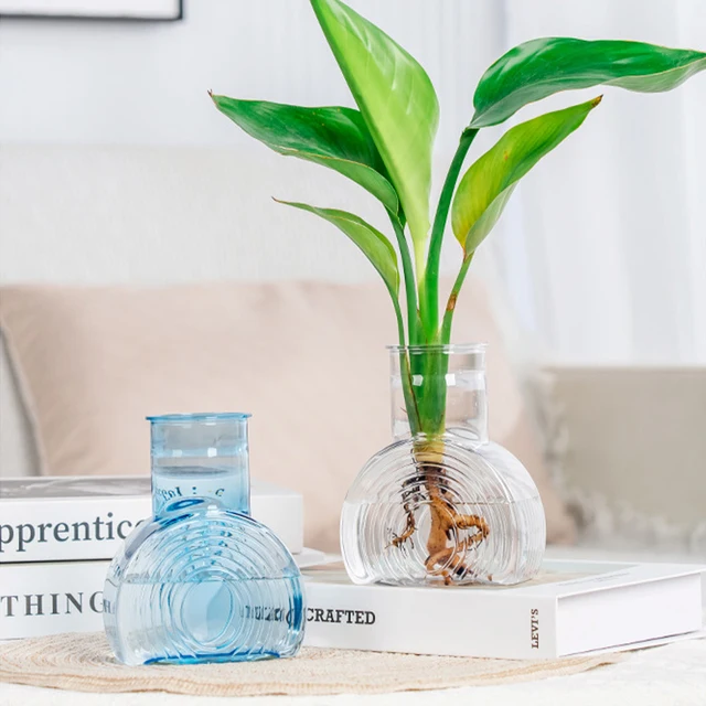 Ins Vase Living Room Decoration Plastic Flower Pot for Hydroponic Plant Decorative Flowers Bottle Desktop Ornament