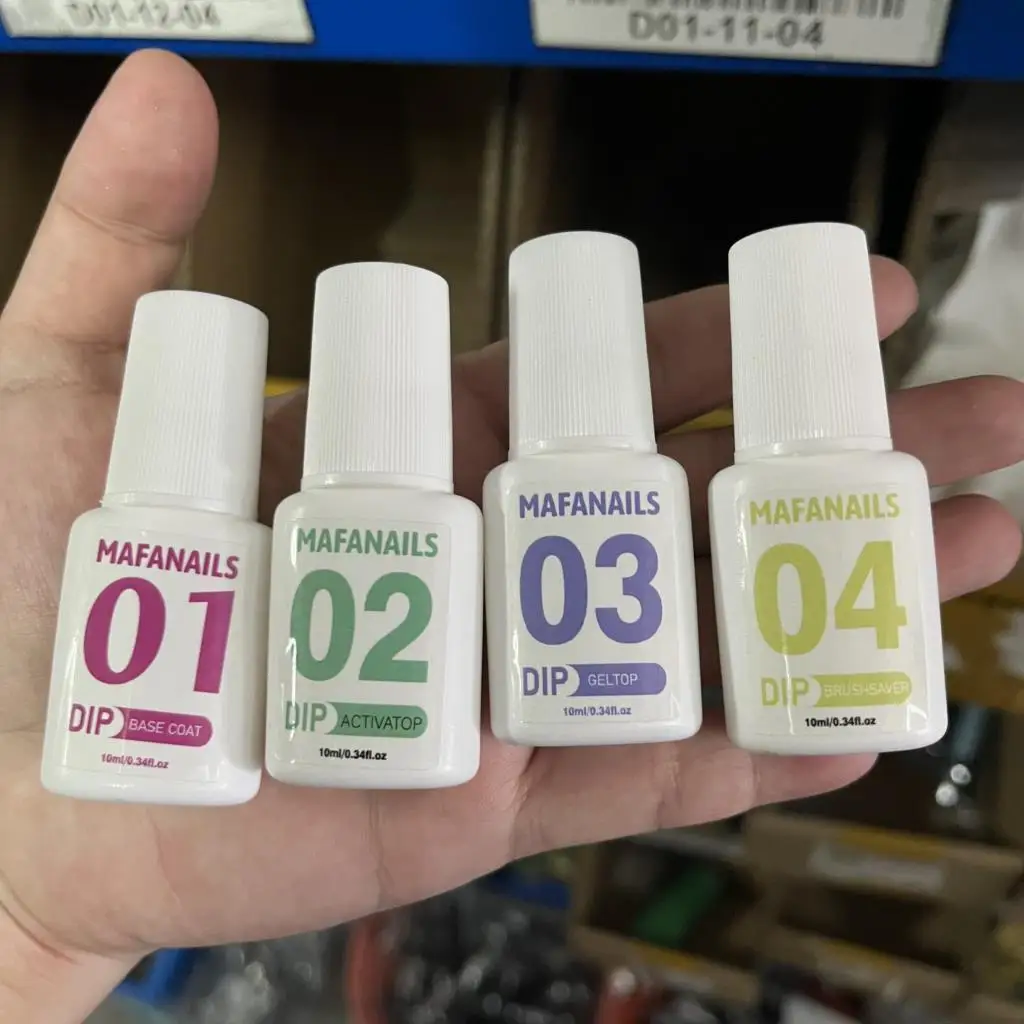 Dipping Nail Powder System Liquid Base Top Coat Activator Brush Saver Nail Tools for Acrylic Nails Soak Off Tips Gel 10ml for nail glue nail gel nail primer nail dehydrator gel polish base and top coat