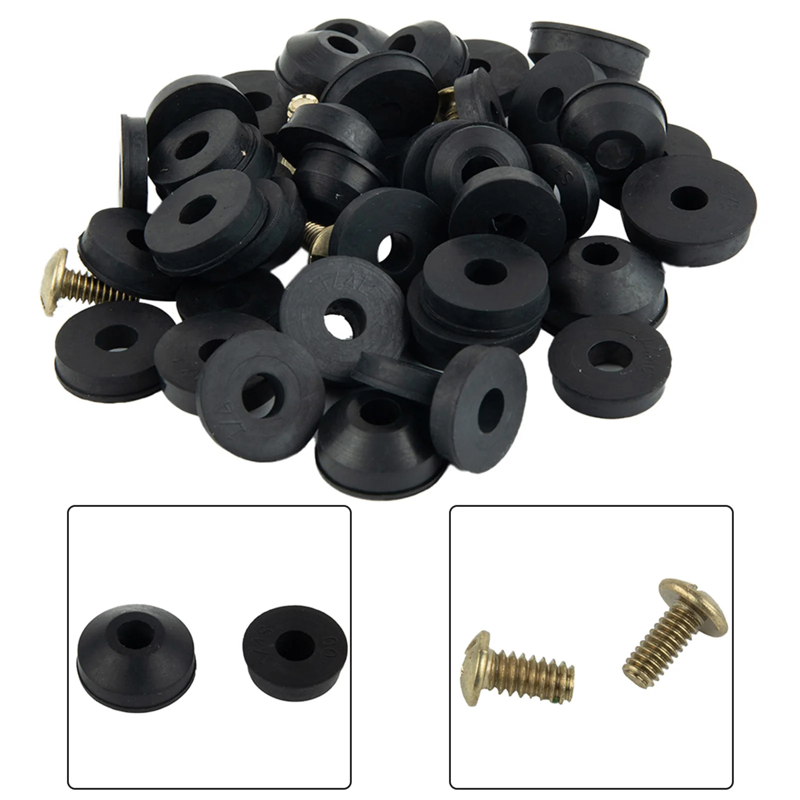 

Faucet Washer Flat Rings Seal Washer Assortment Kit Loosening Prevention Plastic Gaskets Repair Faucet Pipe Water Hose