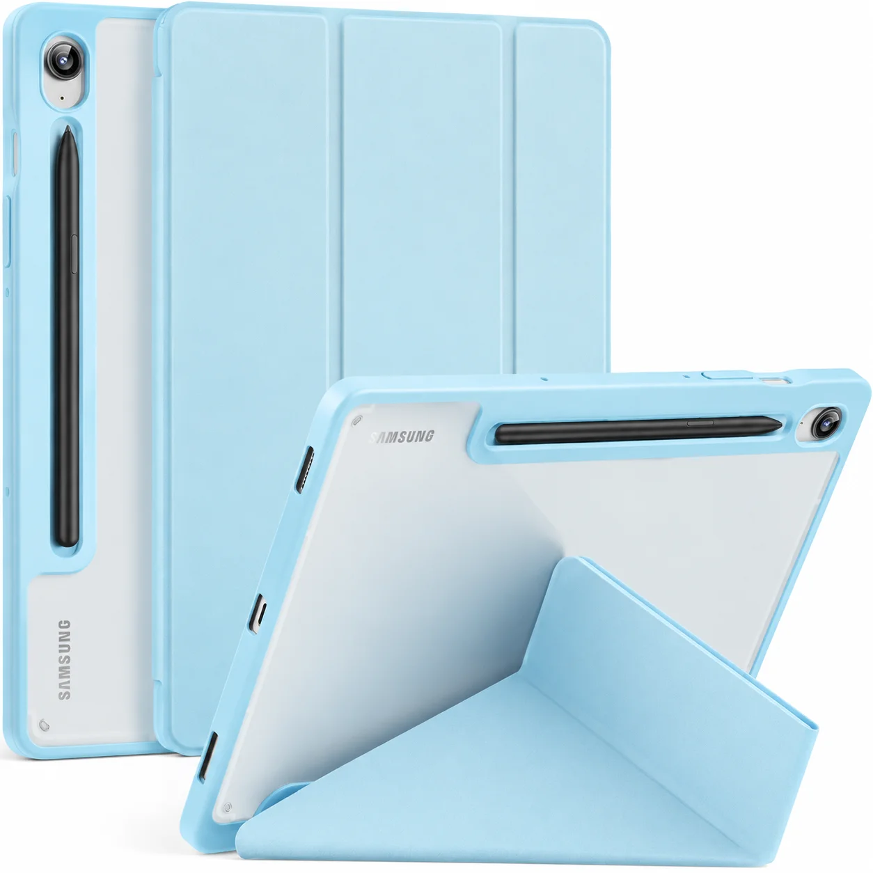 Magnetic Y-Type Tablet Case with Pen Holder - Premium Protective Cover