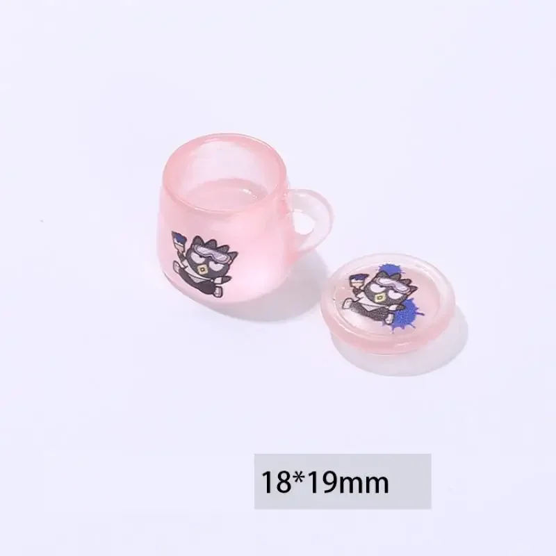 귀여운 산리오스 송진 액세서리, 야광 쿠로미 시나모롤 멜로디 전화 케이스, DIY 부품, 수제 재료 장난감 선물, 6 개