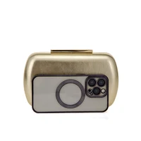 Gold Party Clutch Golden Parfois - Image 3