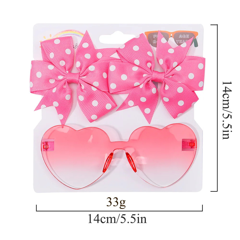 Butterfly Hair Clips for Girls - Cute Glasses Hairpins Headband Set Fashion Party Hair Accessories Gifts Kids Bow Barrettes
