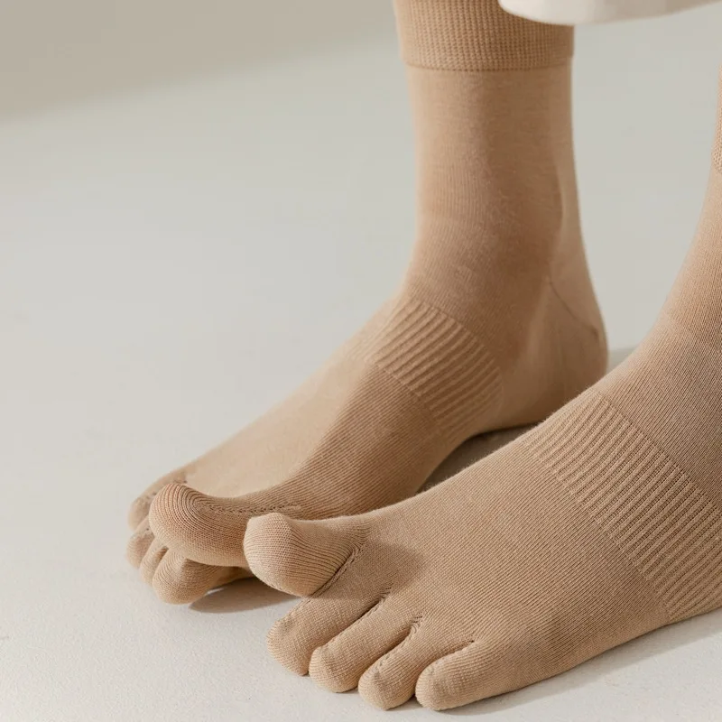 

DOIAESKV женские носки с пальцами хлопок пять пальцев короткие носки для женщин девушек однотонные дышащие мягкие эластичные Harajuku носки с пальцами
