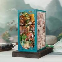 CUTEBEE Antiquity Book Nook Chinese Style Doll House Kit with Touch Light Dust Cover 3D Puzzle Toy Gift Ideas Su Dongpo's Life 2