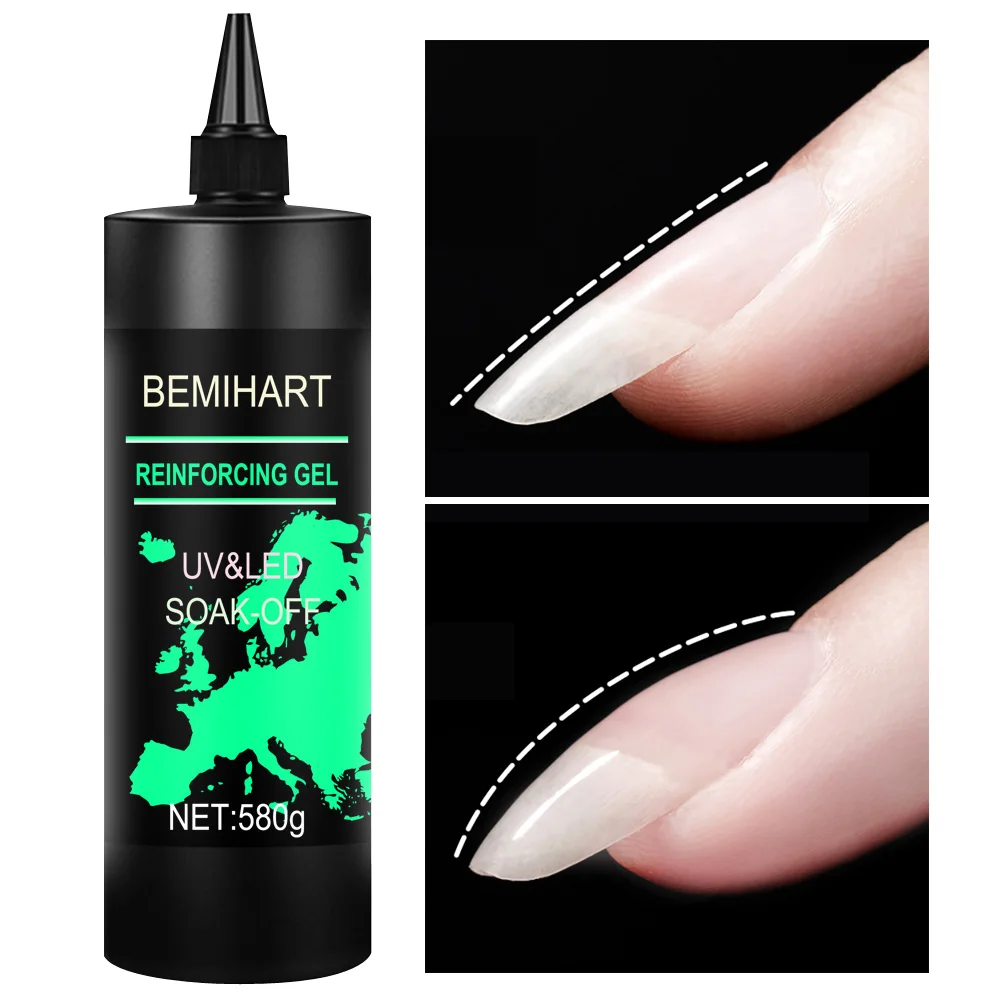 Bemihart 580g Reinforcement Uv Nail Gel Protect Strengthen Tips Base