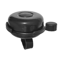 Alloy Bicycle Bell - Loud 100db Safety Alarm (Black)