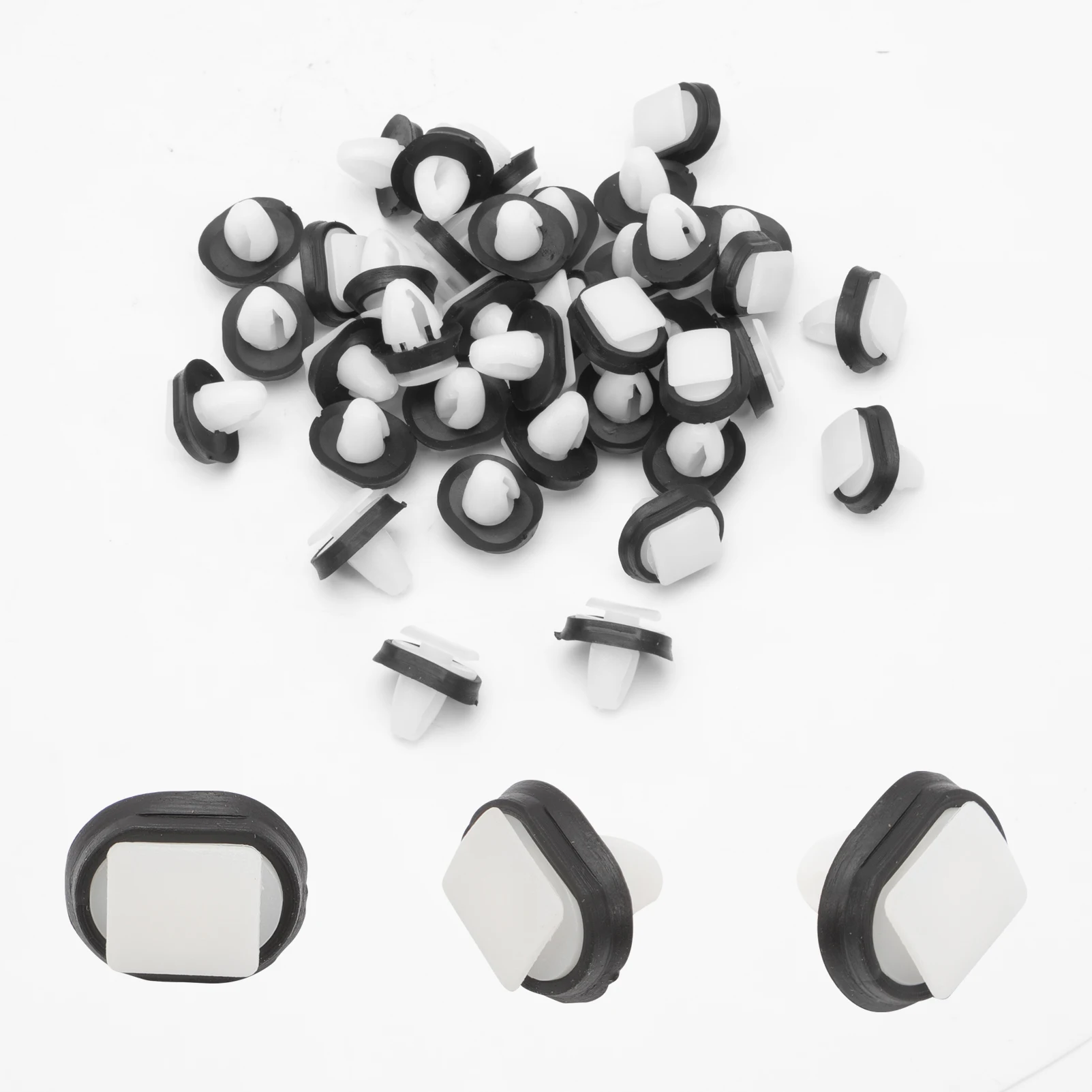 50/100 PCS 릴레이 외부 측면 몰딩 Citroen JUMPER Fiat Ducato Peugeot Boxer 용 하부 플라스틱 자동차 도어 트림 패널 클립 키트
