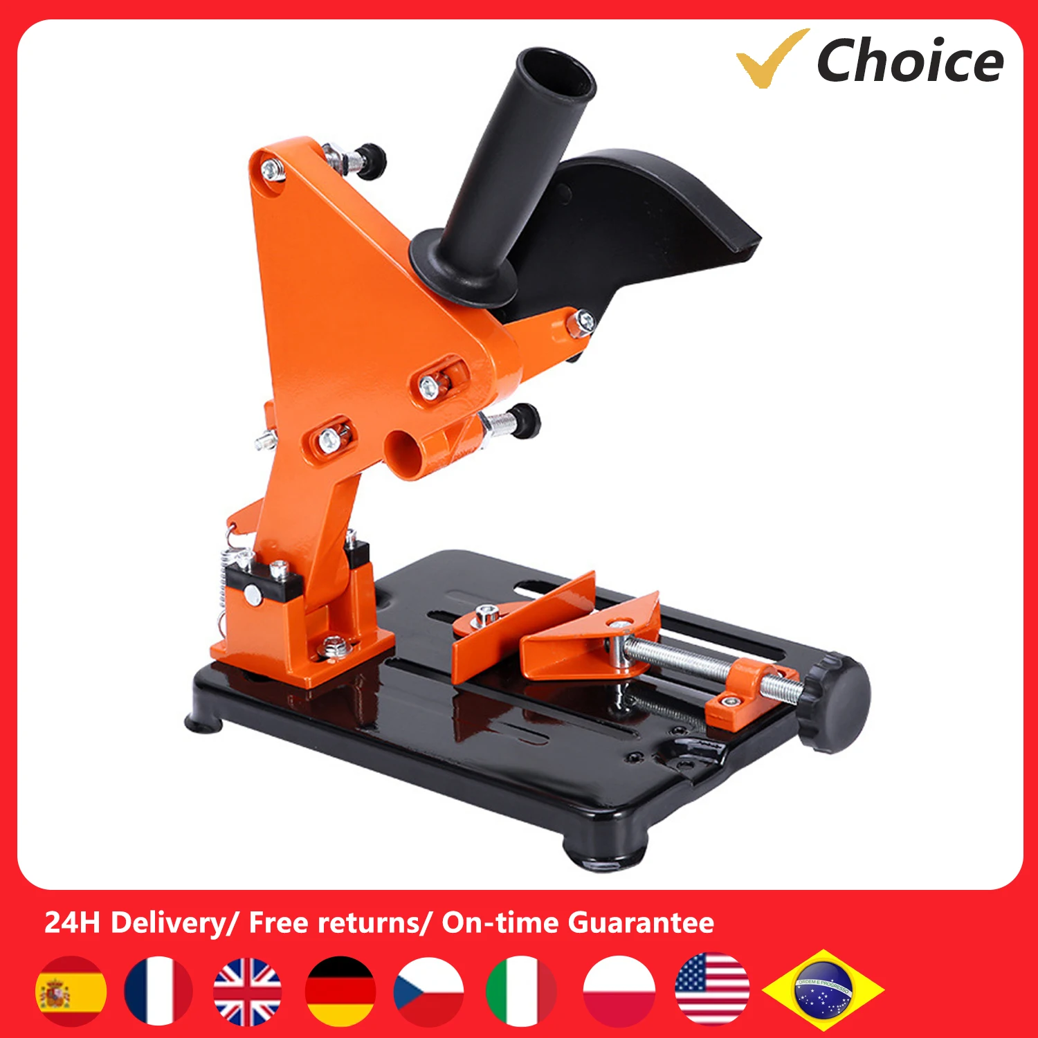 알루미늄 합금 앵글 연마기 수정 절단기 브래킷 앵글 그라인딩 장치 스탠드 베이스 목재 금속 절단 도구 