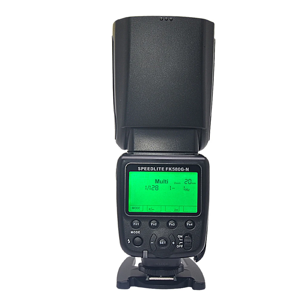 On Camera Flash Camera Flash Mcoplus FK580G TTL HSS 1/8000S Flash Speedlite for Canon EOS R R6 R7 R8 RP R5II R100 90D 80D 70D SL3 Rebel T7 T7I T6 T6I