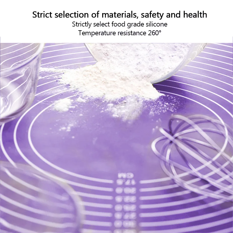 60x45cm Extra Large Baking Mat Silicone Pad Sheet Baking Mat for Rolling Dough Pizza Dough Non-Stick Maker Holder Kitchen Tools