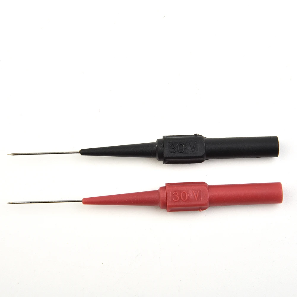 coarse probe signal steel needle measuring device plugs red stainless steel test probe 0 7mm 1 0mm high quality 10pcs Test Probe Stainless Steel Multimeters Measuring Device  Copper Needles Test Probes Plug Diagnostic Tools