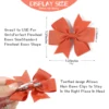 20pcs/set Sweet Random Candy Color Bow Hair Clip for Baby Girls Cute Ribbon Hairpin Kids Headwear Kids Hair Accessories Gifts 4