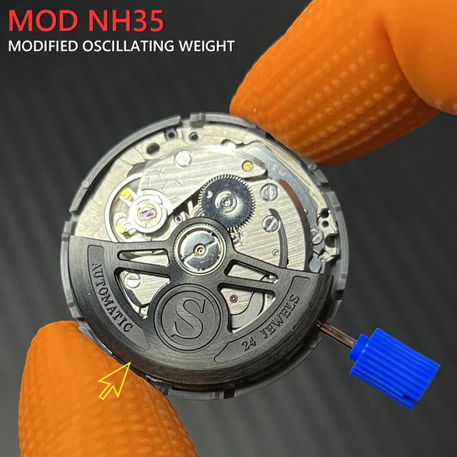 NH35 搭載 MOD カスタム DJ ブラック プレジデント