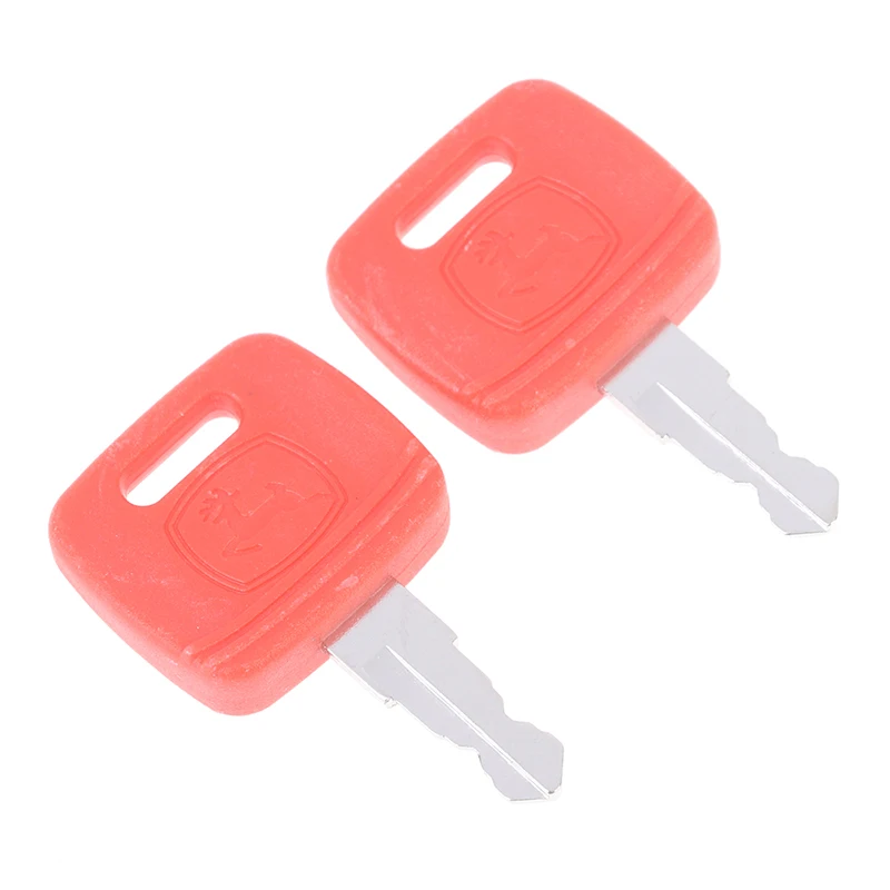 Heavy Equipment Ignition Key 2Pcs For John Deere Tractor RE183935 RE43492 RE71557 heavy equipment ignition key