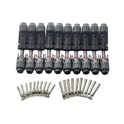 Solar Connector Kit - Durable 1000V 30A PV Plugs (10 pairs connecter)