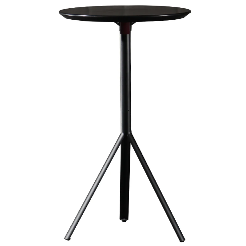 

QJJ Iron Bar Table Home Balcony round Bar Counter Leisure Foldable Bar High Bar Table