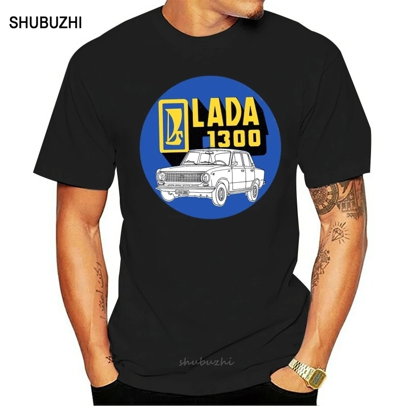 

Модная футболка shubuzhi, Винтажная футболка для Lada Niva, Lada 1300, дилер с российским автомобилем, внедорожник 4x4, футболки