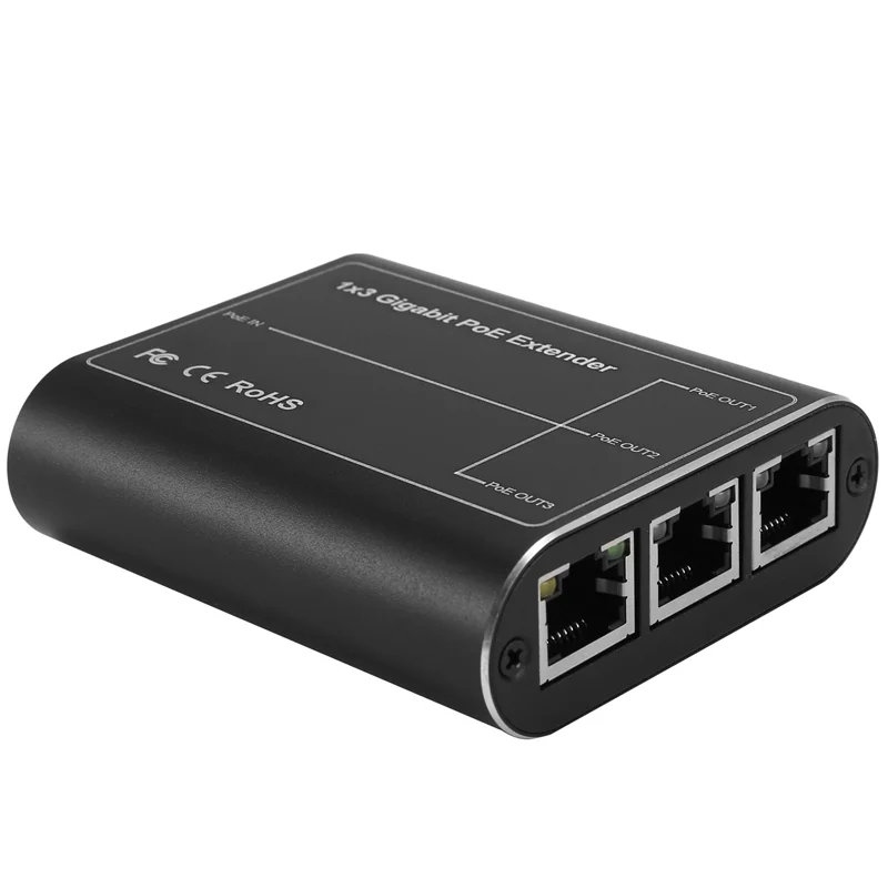 IEEE802.3Af/At 30W Network Poe Signal Gigabit Poe Extender Ethernet Repeater Security Systems Camera-N34R