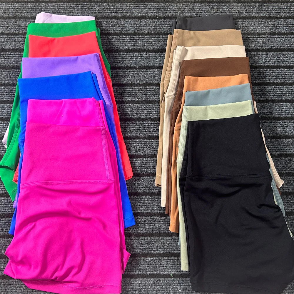 

High Waist Yoga Shorts With Pockets Sexy Push Up Women Fitness Sport Shorts Wicking Jogging Trouser Gym Running Cycling Shorts