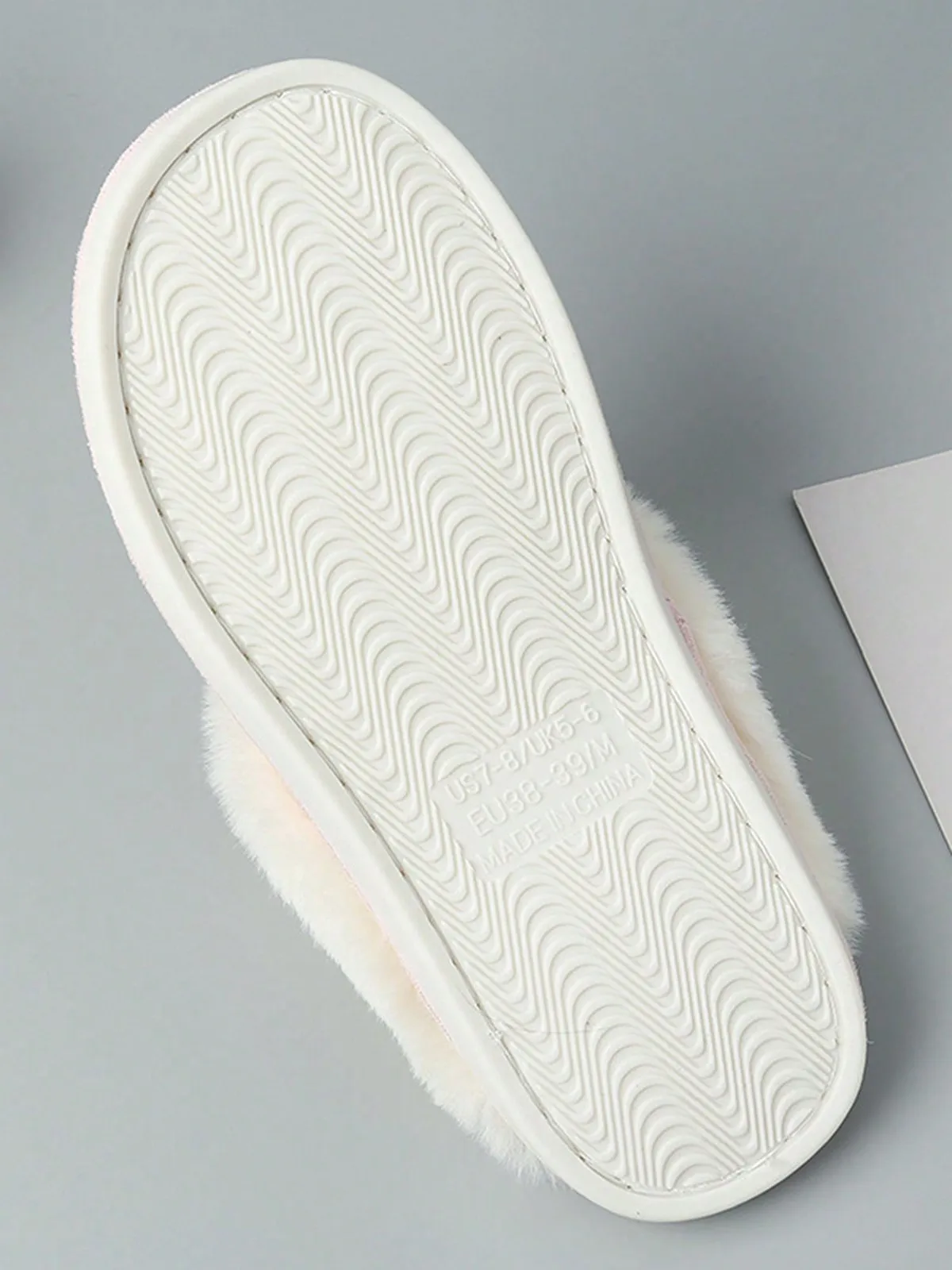 Fuzzy Warm Comfy Slipper Slip-On Fluffy Fashion Winter Bedroom House Shoes For Valentine's Day Gift For Girlfriend, view 5