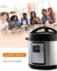 Chef Electric Pressure Cooker 6.3 Quarts, 24-Hour Preset Timer, Stainless Steel Interior with Safety Features 4