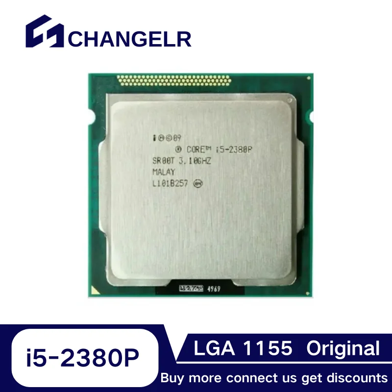 

Процессор Core i5-2380P SR0G2 4 ядра 4 потока FCLGA1155 ЦП 32 нм 3,4 ГГц 6 Мб L3 Настольный i5 2380P FCLGA1155