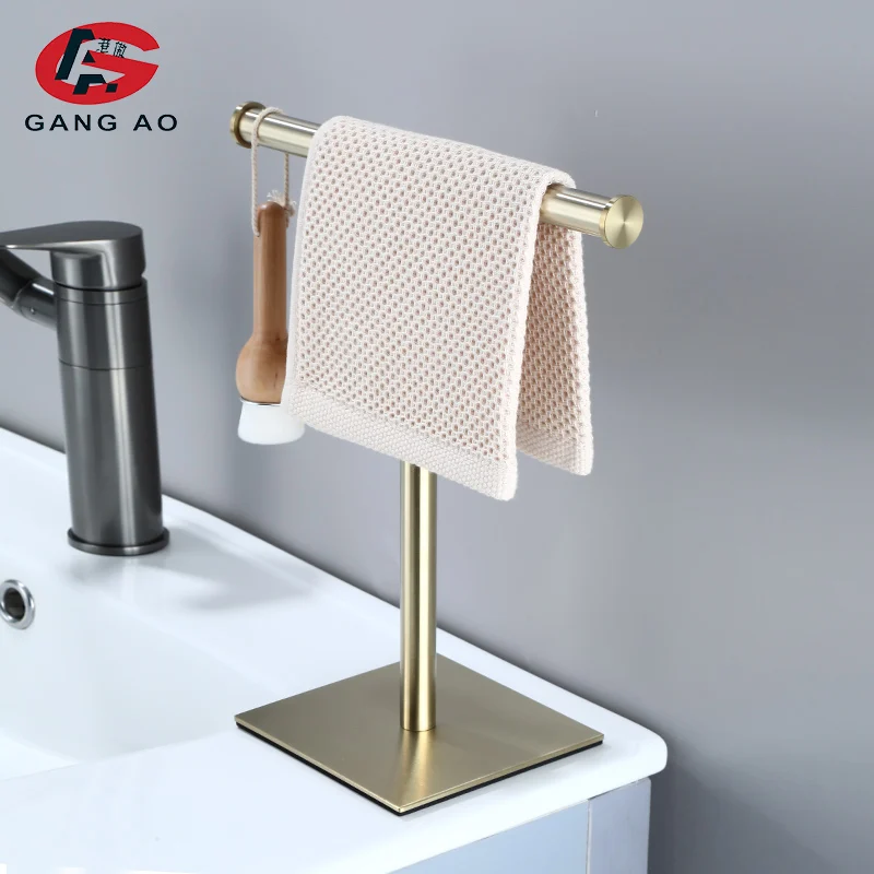 Towel Holder Movable Free-Standing Bathroom
