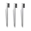 3 PCS Bevel Angle Eyebrow Clamps Make up Stainless Steel Tweezers Tool 3