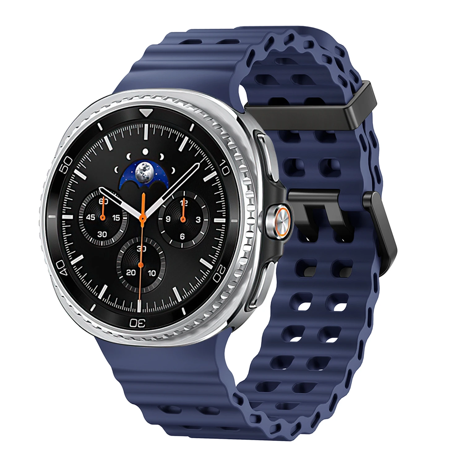 Premium Silicone Watchband for Samsung Galaxy Watch - Marine Blue