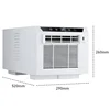 HHR-20 Mini Portable Mobile Cooling Air Conditioner USB Fast Charging Free Installation Remote Control Timing for Home Office Ou 5