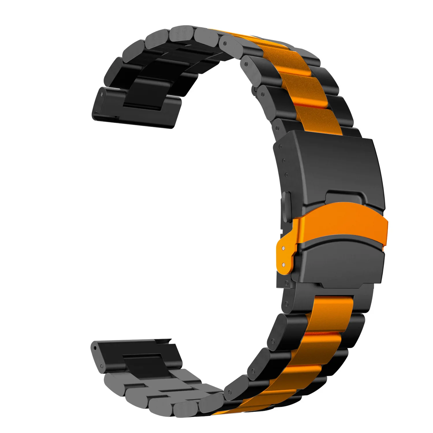 Premium 22mm Stainless Steel Watch Strap - Elegant Replacement Band